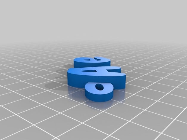 alice che Anahtarlık özelleştirilmiş 3D print model - Mito3D
