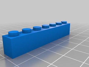 meu personalizados paramétricos de peças lego brinquedo jogo acessórios 3d print model - Mito3D