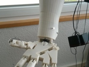 inmoov self-levelling hand Robotik 3d print model - Mito3D