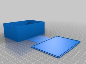 boite charniere flexible les conteneurs personnalisé 3d print model - Mito3D