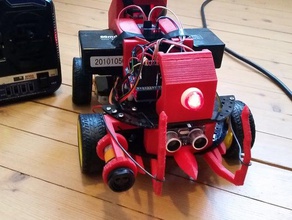 parçaları akıllı araba uzaktan kumandalı diy arduino aksesuar tampon diydrones Kızılötesi sensör motor kontrolü kontrol rc arabalar sonar gerilim 3d print model - Mito3D