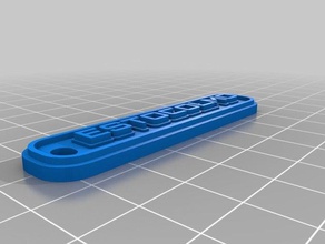 meine angepasste multiline-tag Schlüsselanhänger 3d print model - Mito3D