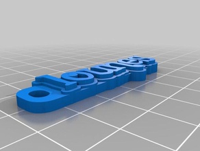 lounes chaveiros personalizado 3d print model - Mito3D