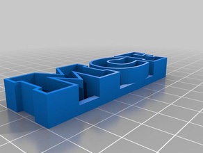 texte mcf sculptures personnalisé 3d print model - Mito3D
