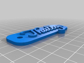 thallys chaveiros personalizado 3d print model - Mito3D