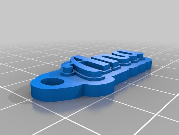 ana keychains customized 3D print model - Mito3D