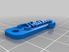 thallys chaveiros personalizado 3d print model - Mito3D