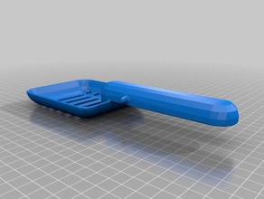 katzenklo schaufel v2 pets 3d print model - Mito3D
