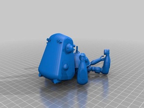 tachikoma single print ball jointed model robots anime ghost shell gits manga 3d print model - Mito3D