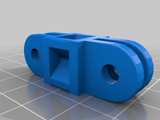 Doppel Männlich gopro bar Kamera angepasst 3D print model - Mito3D