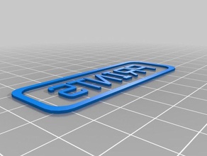prints name tag signs logos customized 3d print model - Mito3D