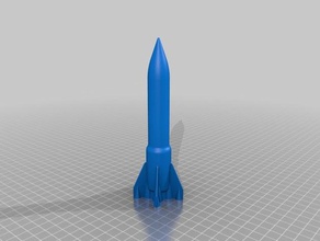 foguete modelos 3d print model - Mito3D