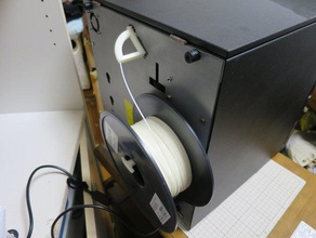 sağ açılı makara adaptörü solidoodle 4 3 d yazıcı aksesuarlar 3d print model - Mito3D