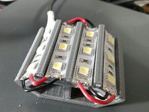 faixa de luz led worklight maker 4-faixa eletrônica 3d print model - Mito3D