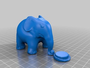 Geheimnis elephant box Container keers robertus geheim-container 3d print model - Mito3D