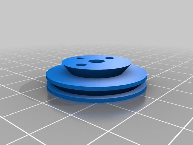 inmoov el servo horn Robotik 3D print model - Mito3D