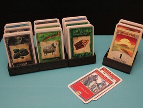 catan città cavalieri del titolare della carta giochi gioco da tavolo i coloni di 3d print model - Mito3D