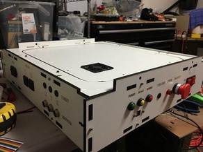 pizzabox controlador x-tallar 500mmx500mm herramientas 3d print model - Mito3D