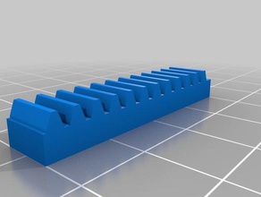 lego rack gear 5 construction toys customized 3d print model - Mito3D