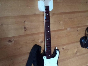 guitarra titular de la banda rock guitar hero juguete juego accesorios 3d print model - Mito3D