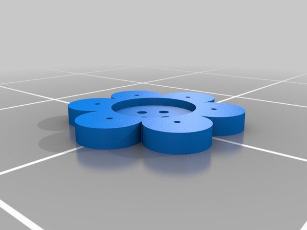bouton mercerie parametrique os acessórios personalizado 3D print model - Mito3D