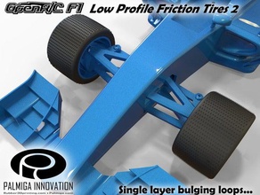 low profile friction tires 2 openrc f1 car vehicles filaflex flexible filament ninjaflex palmiga innovation rc rubber rubber3dprinting rubberlike tpe tpu 3d print model - Mito3D