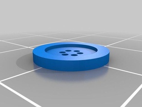 düğmesi-rond6-bighole 1887 parametrique aksesuarlar özelleştirilmiş 3d print model - Mito3D