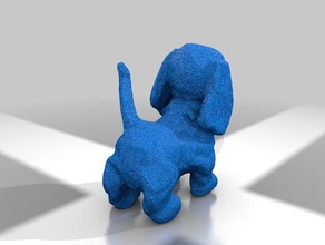 Hund Skulpturen 3d print model - Mito3D