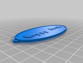 happy 30th 2bigger keychains customized 3d print model - Mito3D