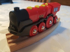 brio steam locomotive replacement frontbattery hatch toy game accessories openscad 3d print model - Mito3D