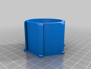 my customized spool hub new matter filament 3d printer parts 3d print model - Mito3D
