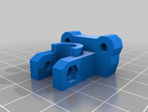 z-axis type pruca i3 2020 3d printer parts folgertech endstop 3d print model - Mito3D