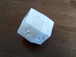 rombidodecaedro de engranajes rompecabezas 3d print model - Mito3D
