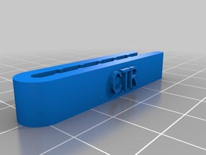 my customized tie clip2 accessories 3d print model - Mito3D