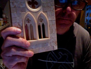 ventanal gótico de 7x3 exinios la construcción los juguetes exin castillos 3d print model - Mito3D