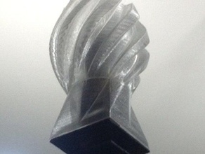 base para lampara di torsione marcia vaso arredamento decorazione 3d print model - Mito3D