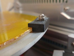 delta 200mm de vidro mantenha pressionada clipe 3d a impressora acessórios 3d print model - Mito3D