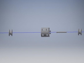 pulley mount system robotics 3d print model - Mito3D