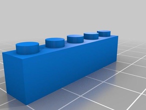 1 ° parte di lego contenitore costruzione i giocattoli personalizzato 3d print model - Mito3D