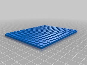 lego flache 12x15 Bau - Spielzeug angepasst 3d print model - Mito3D