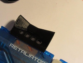 bagliore scuro nerf pistola ambito reticolo di vista 3d stampa 3d print model - Mito3D