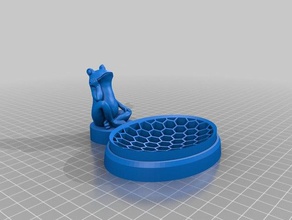Frosch Seifenschale Bad Zimmer praktisch WC nützlich Waschraum waschen 3d print model - Mito3D