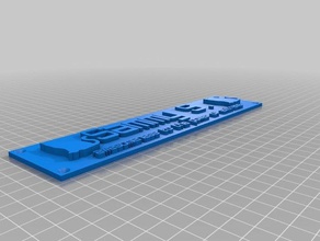 tag office customized 3d print model - Mito3D