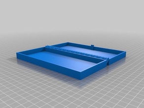 özel menteşeli kutumu mandalı biraz yazdırılabilir tek parça parametrik 3d baskı testler 3d print model - Mito3D