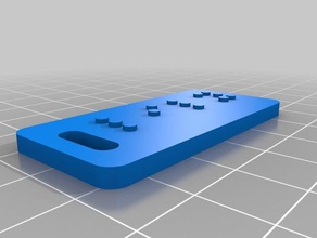 lily braille-Gepäck-tag - Organisation angepasst 3d print model - Mito3D