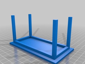 casa de muñecas la tabla modelo muebles en miniatura el los router 3d print model - Mito3D