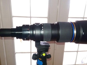 pentax télescope caméra 3d print model - Mito3D