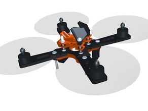 x-calibur 280-250 quad racer rc vehicles drone fpv fpv250 racing frame micro quadcopter xcalibur 3d print model - Mito3D