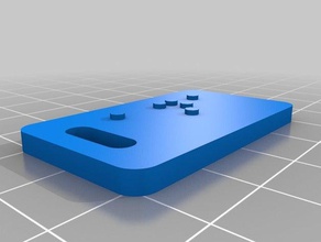 ana braile tag organization customized 3d print model - Mito3D