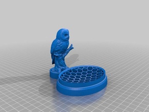 owl 2 soap dish bathroom bowl hygiene practical 3d print model - Mito3D